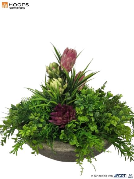 Protea with Greenery arrangement
