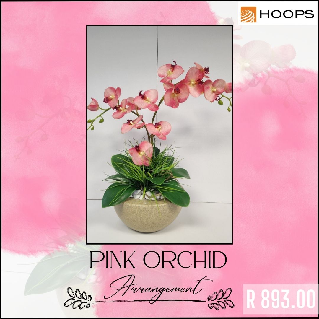 Pink Orchid arrangement - Hoops