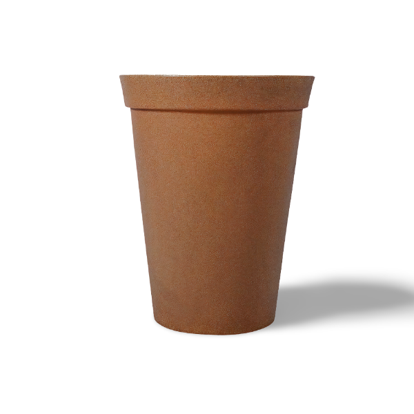 Athens conical flower pot 66 Coffee