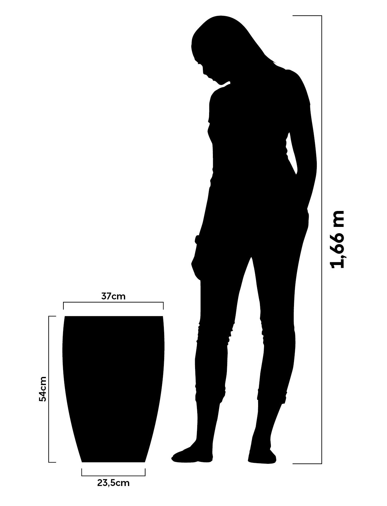 Apollo cubic flower pot 54 - Hoops