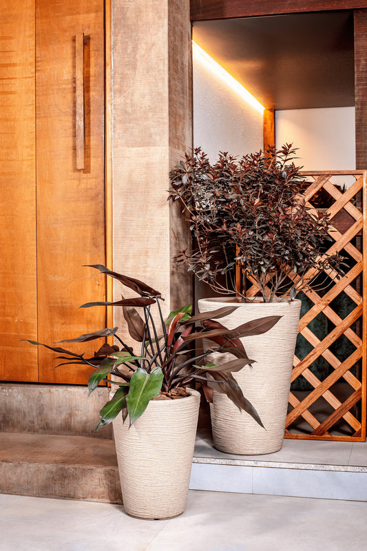 Capri conical flower pot 44 - Hoops