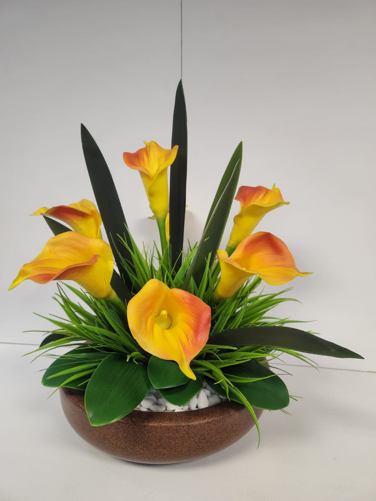 Yellow Cala Lily arrangement - Hoops 