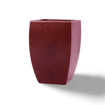 Apollo cubic flower pot 28 Dark Mahogany