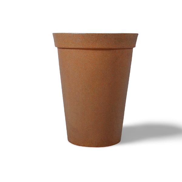 Athens conical flower pot 56 Coffee