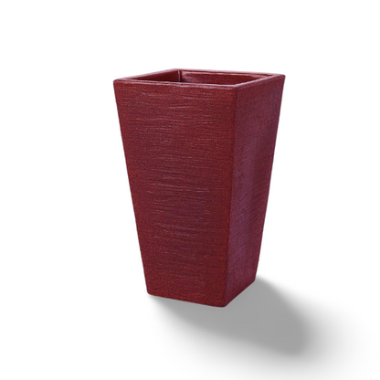 Malta cubic flower pot 53 Dark Mahogany