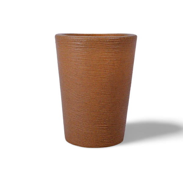 Capri conical flower pot 38 Coffee