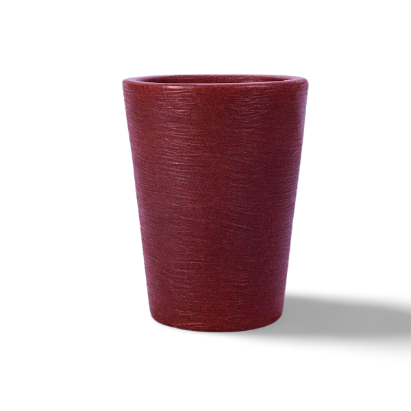 Capri conical flower pot 38 Dark Mahogany