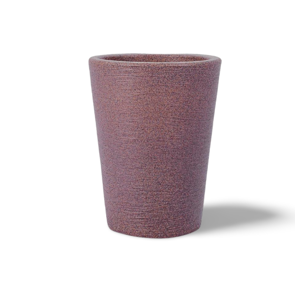 Capri conical flower pot 38 Mocha Brown