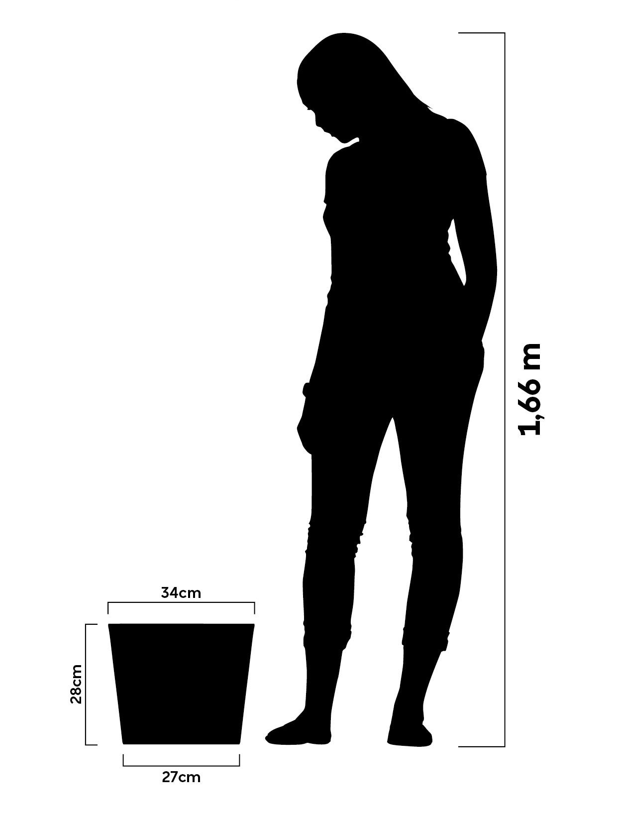 Badi flower pot 28 - Hoops 