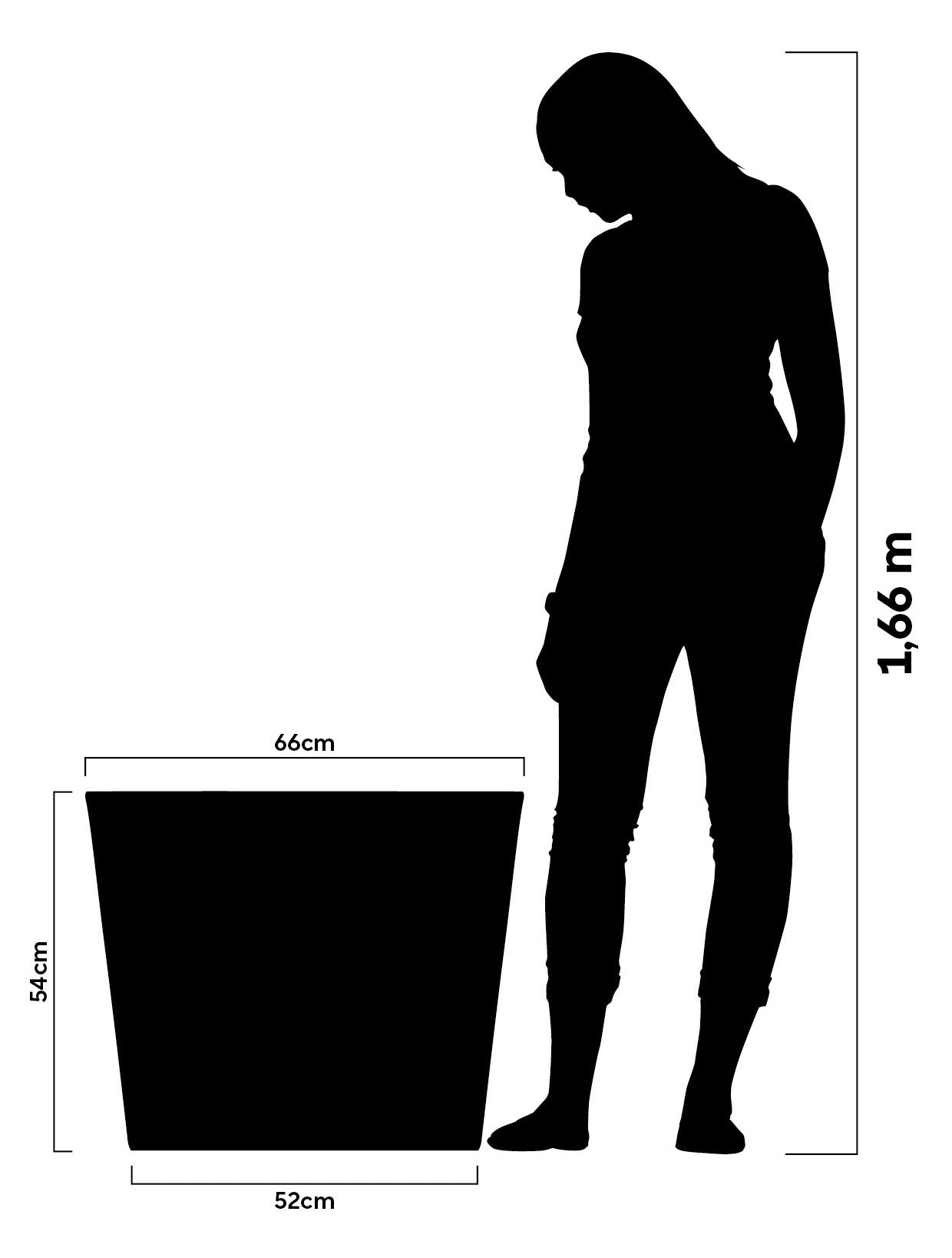 Badi flower pot 54 - Hoops 